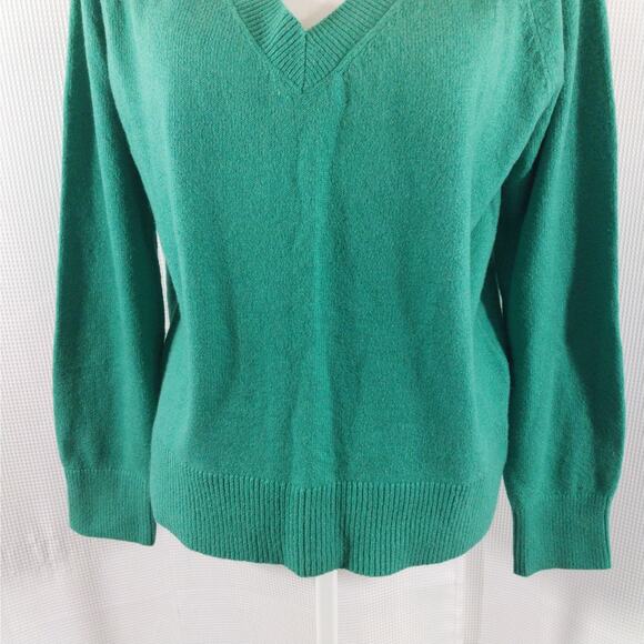 NWOT! OLD NAVY! TEAL GREEN ULTRA SIFT DEEP V-NECK CLASSIC PULLOVER SWEATER! SZ S - Picture 4 of 8